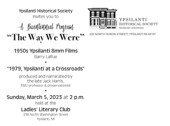 Photo: Announcement -Ypsilanti, MI At A Cross Roads - 1979.